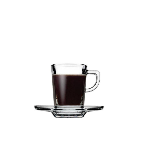 Φλυτζάνι Espresso 75ml + Πιατάκι Pasabahce By Espiel SP95754K6