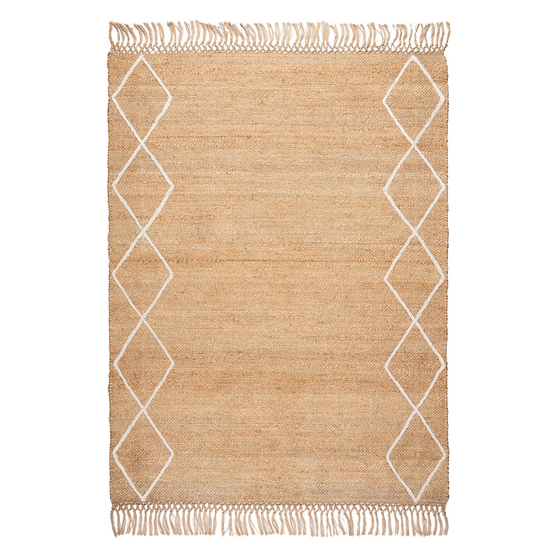 Χαλί Καλοκαιρινό (140x200) Βιοκαρπέτ Jute Rug BRD/752 Natural