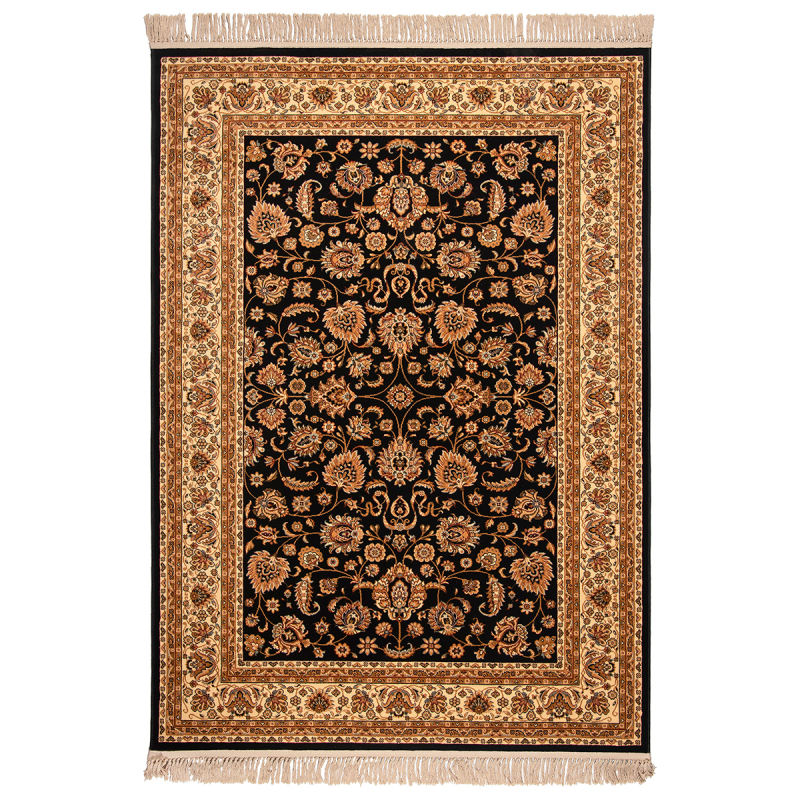 Χαλί (200x250) Βιοκαρπέτ Isfahan 3783B Black/ Cream