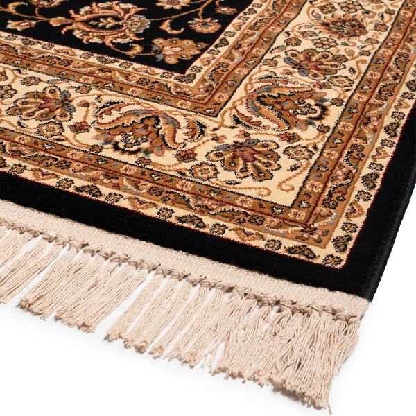 Χαλί (200x250) Βιοκαρπέτ Isfahan 3783B Black/ Cream