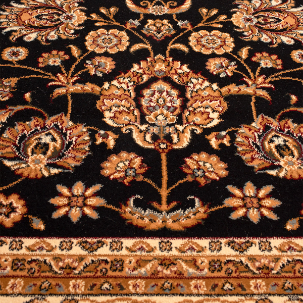 Χαλί (200x250) Βιοκαρπέτ Isfahan 3783B Black/ Cream