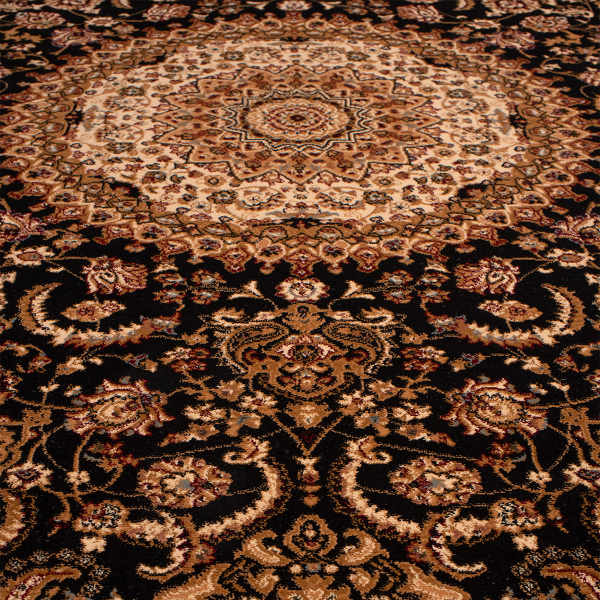 Χαλί (200x290) Βιοκαρπέτ Isfahan 2879A Black/ Cream