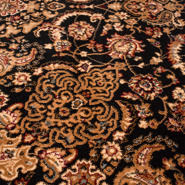 Χαλί (200x290) Βιοκαρπέτ Isfahan 2879A Black/ Cream