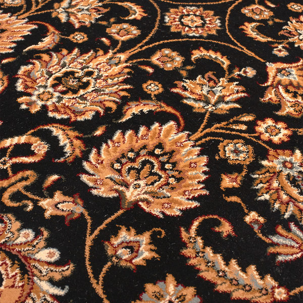 Χαλί (240x300) Βιοκαρπέτ Isfahan 3783B Black/ Cream