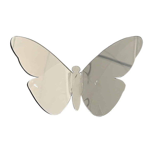 Αυτοκόλλητα Τοίχου Ango Silver Butterflies 3D 24012