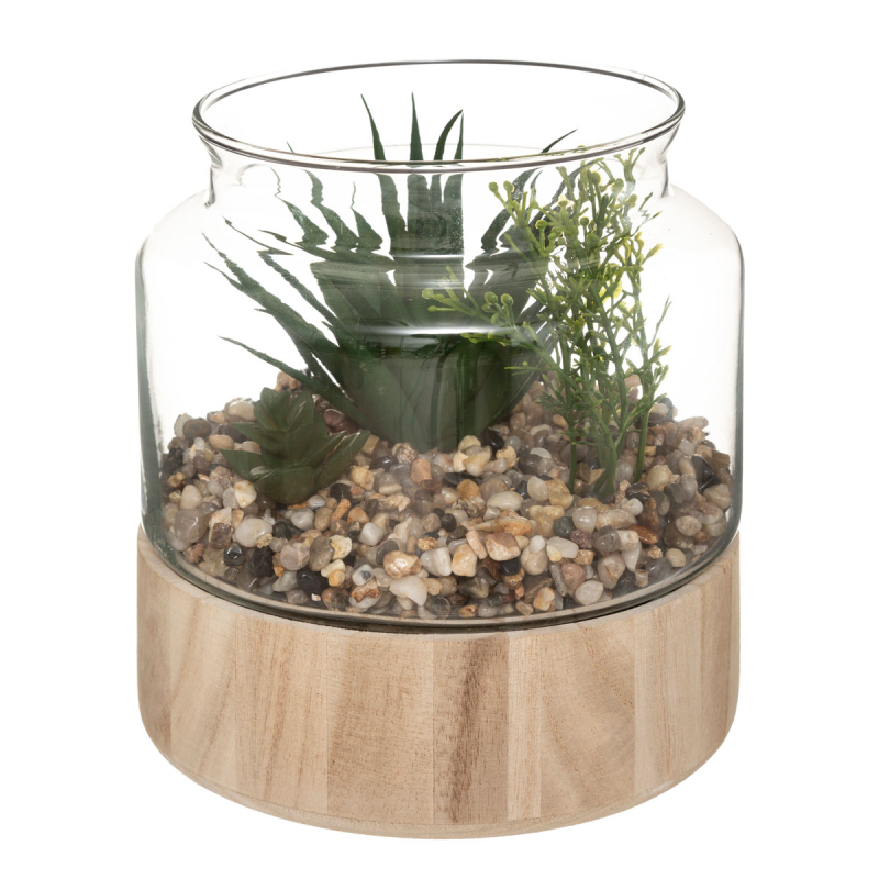 Τεχνητό Φυτό Σε Γυάλα A-S Terrarium 173060