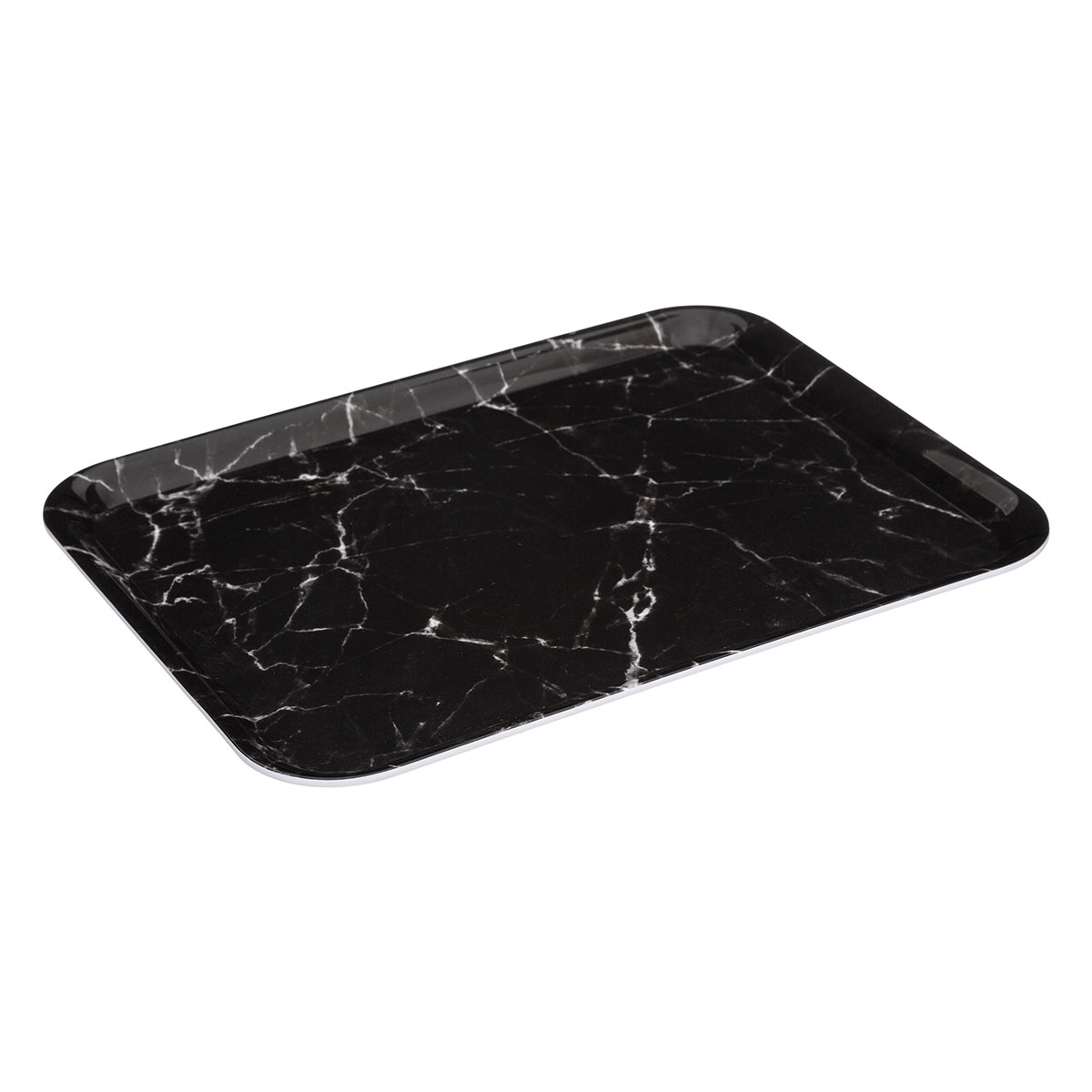 Δίσκος Σερβιρίσματος (43x33x1.5) F-V Melam Marble Black 151409B