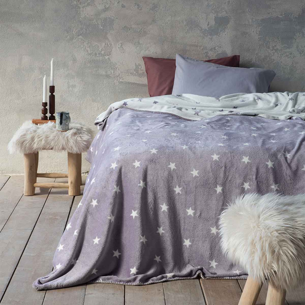 Κουβέρτα Fleece Υπέρδιπλη (220x240) Nima Bed Linen Stilla