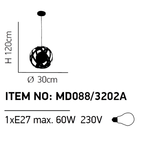 Φωτιστικό Οροφής Μονόφωτο Homelighting Nefeli 77-1540 Orange