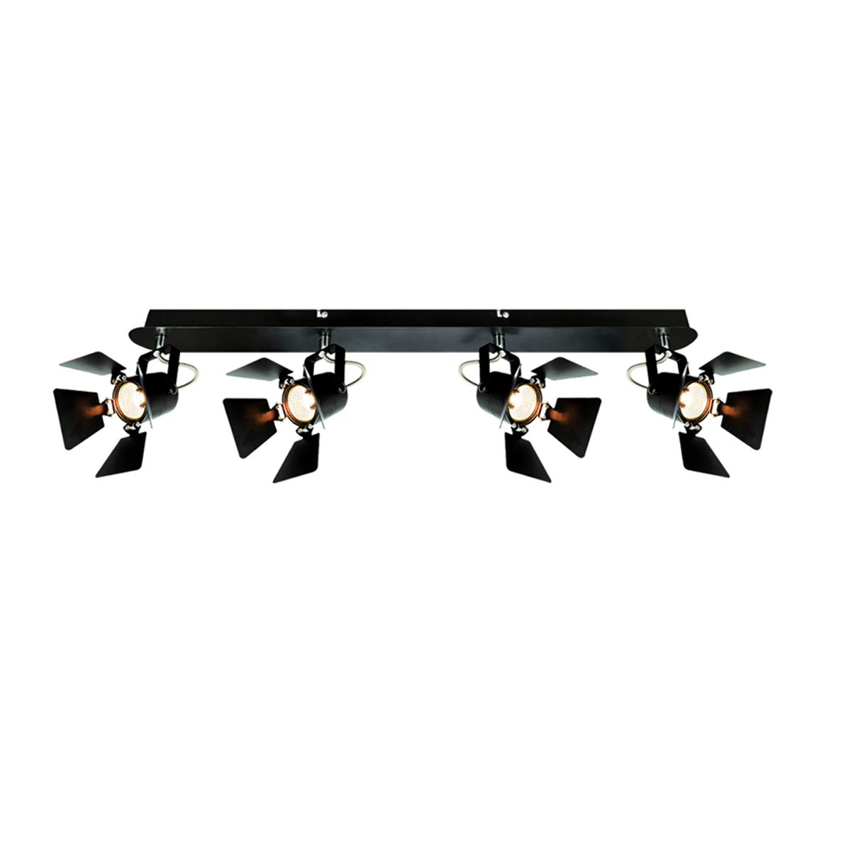 Homelighting Σποτ Πολύφωτο Homelighting Mystic 77-2210 Black