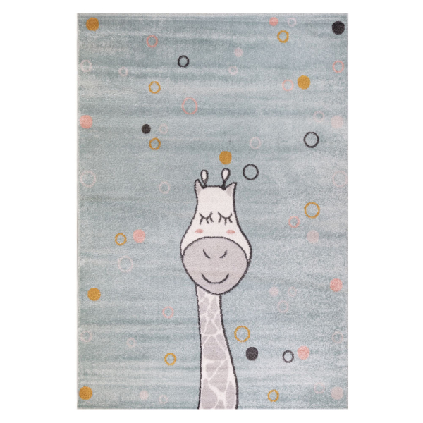 Παιδικό Χαλί (133x190) Ezzo Tiny Giraffe A868AJ8 Blue
