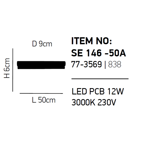 Φωτιστικό Μπάνιου Led Homelighting Reda 77-3569