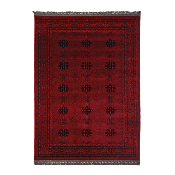 Χαλί (133x190) Royal Carpet Afgan 8127A D.Red