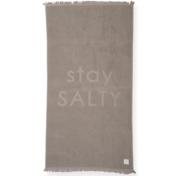 Πετσέτα Θαλάσσης (90x170) Nef-Nef Stay Salty Taupe