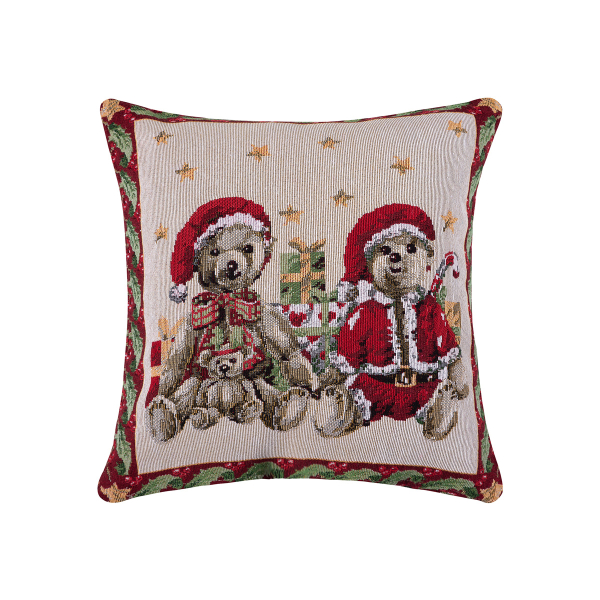 Χριστουγεννιάτικη Μαξιλαροθήκη (45x45) Silk Fashion Xmas 4