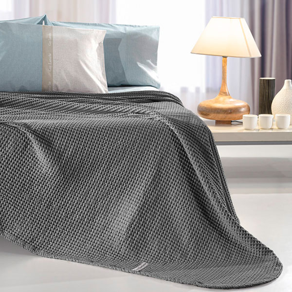 Κουβέρτα Πικέ King Size (260x240) Guy Laroche Eternity Anthracite