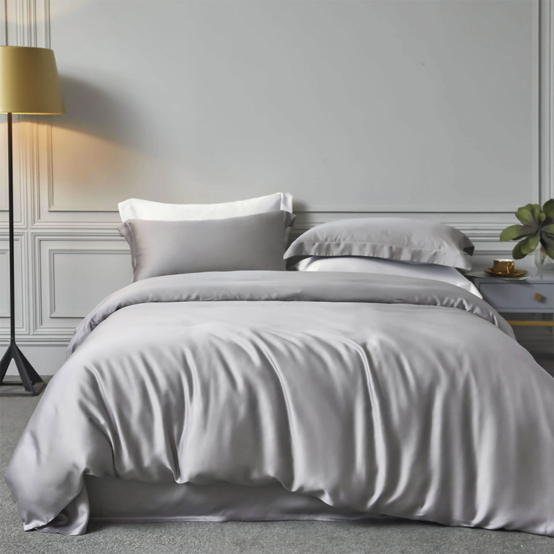 Σεντόνια King Size (Σετ) Rythmos Bamboo Grey