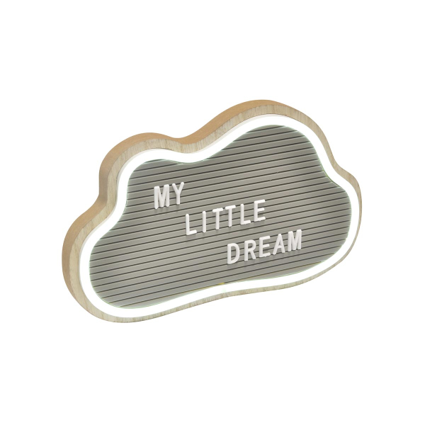 Κάδρο Με Neon L-C Sweet Kids Cloud 6CAD079