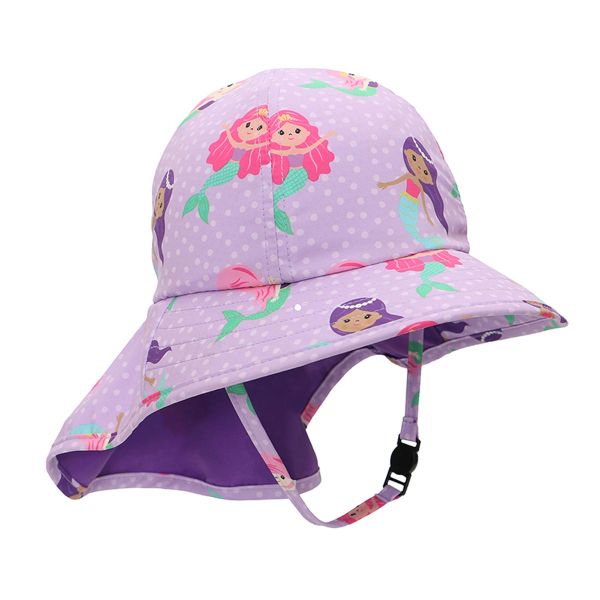 Παιδικό Καπέλο Με Αντηλιακή Προστασία Zoocchini Mermaid