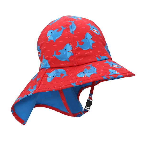 Παιδικό Καπέλο Με Αντηλιακή Προστασία Zoocchini Blue Shark