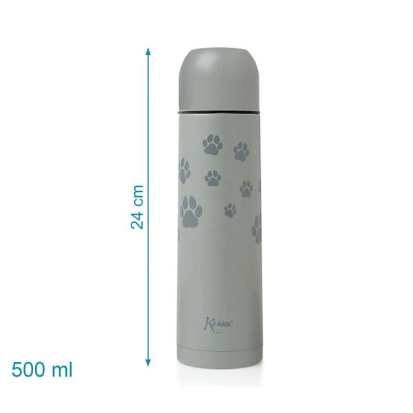 Θερμός Υγρών 500ml Kiokids Grey Kitty 3104