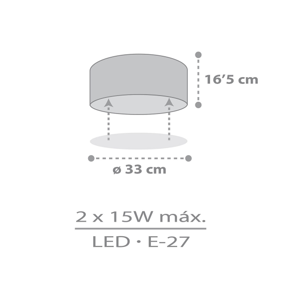 Παιδικό Φωτιστικό Πλαφονιέρα Ango Starlight White 82216 B