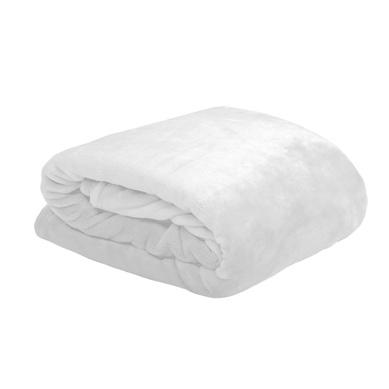 Κουβέρτα Καναπέ Fleece (130x160) S-F Doudou Blanc P25792009