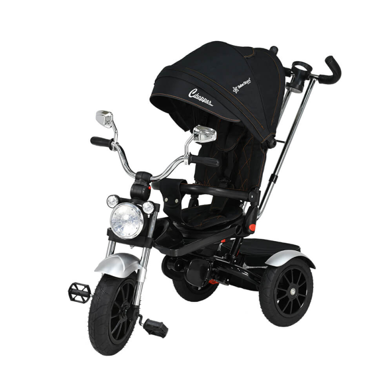 Ποδήλατο Τρίκυκλο (9+ Μηνών) Bebe Stars 360 Chopper 6 In 1 Black 814-188