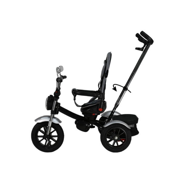 Ποδήλατο Τρίκυκλο (9+ Μηνών) Bebe Stars 360 Chopper 6 In 1 Black 814-188