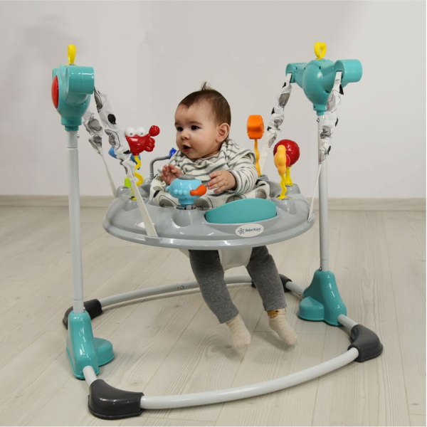 Baby Jumper (6-18 Μηνών/Έως 12kg) Bebe Stars Sea Animals Grey 4104