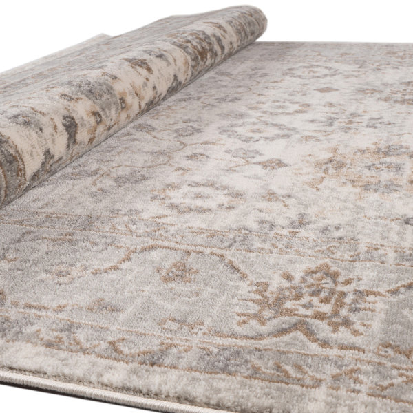 Χαλί (133x190) Polcarpet Estia 2571 D.Grey/White