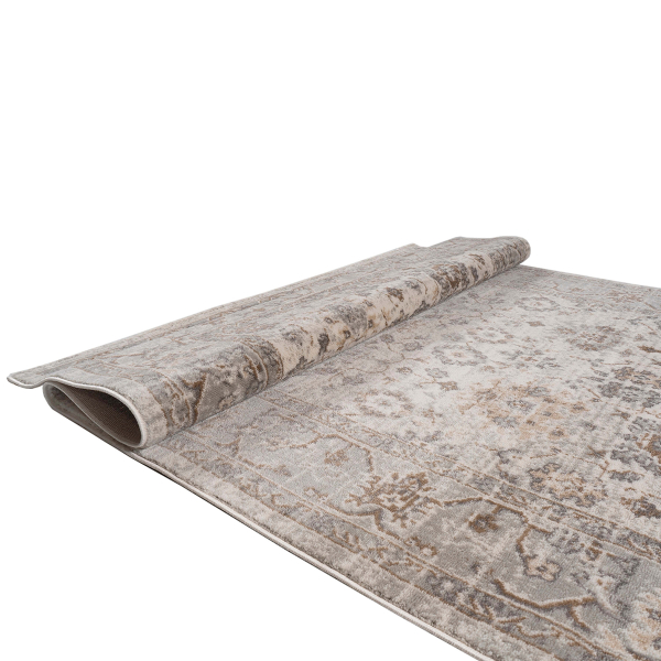 Χαλί (133x190) Polcarpet Estia 2571 D.Grey/White