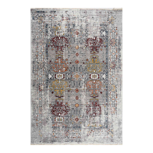 Χαλιά Κρεβατοκάμαρας (Σετ 3τμχ) Polcarpet Mystic Kilvana 3713 Grey/Silver