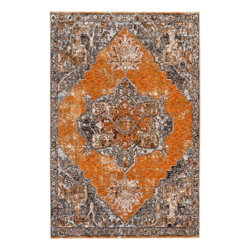 Χαλί (200x300) Βιοκαρπέτ Naf Naf Amaro S373B Brown/Multi Grey