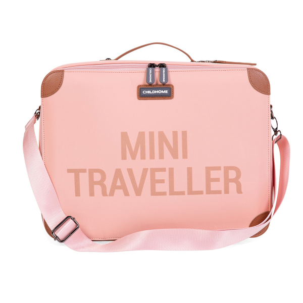 Παιδική Βαλίτσα (40x35x15) Childhome Mini Traveler Pink/Copper