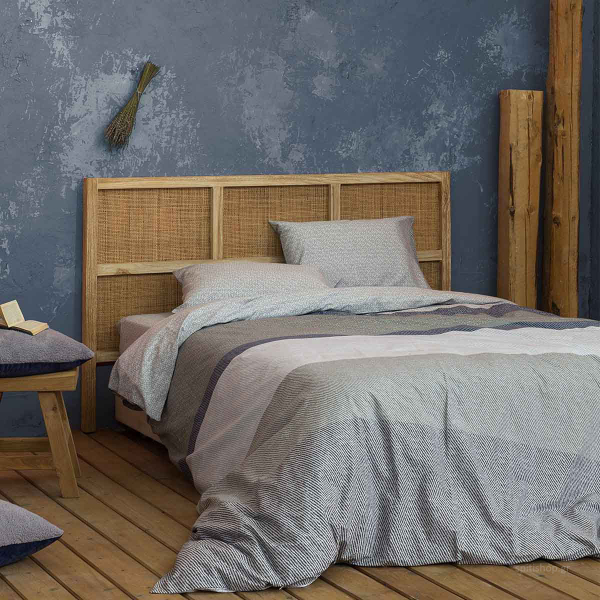 Παπλωματοθήκη Μονή (Σετ 160x240) Nima Bed Linen Frame Grey