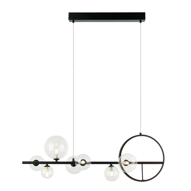 Φωτιστικό Οροφής Πολύφωτο Dimmable Zambelis 22063 Sandy Black