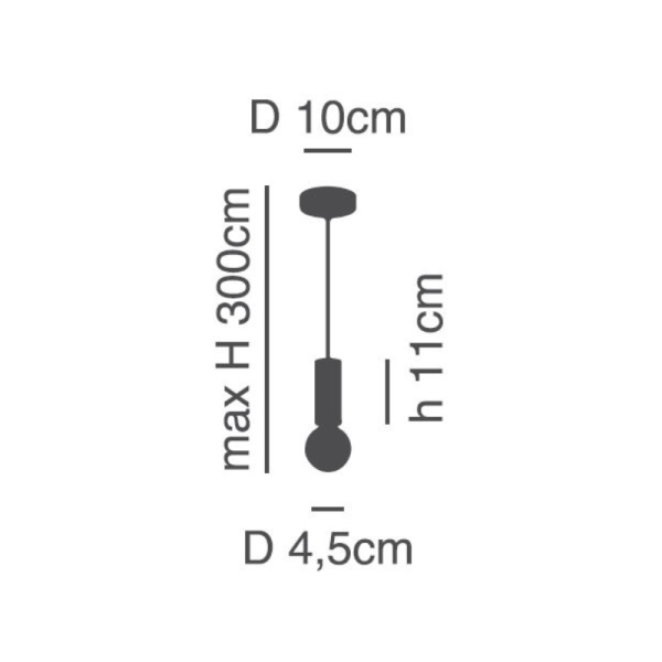 Φωτιστικό Οροφής Μονόφωτο Homelighting Adept Tube 77-8265 Nickel Matt