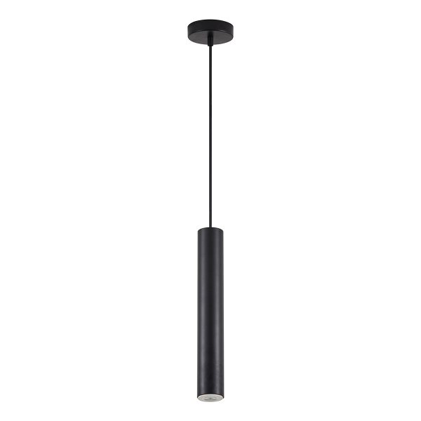 Φωτιστικό Οροφής Μονόφωτο Homelighting Adept Tube 77-8269 Black