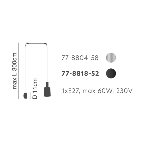 Απλίκα Τοίχου Homelighting 77-8804 Nickel/Smoked