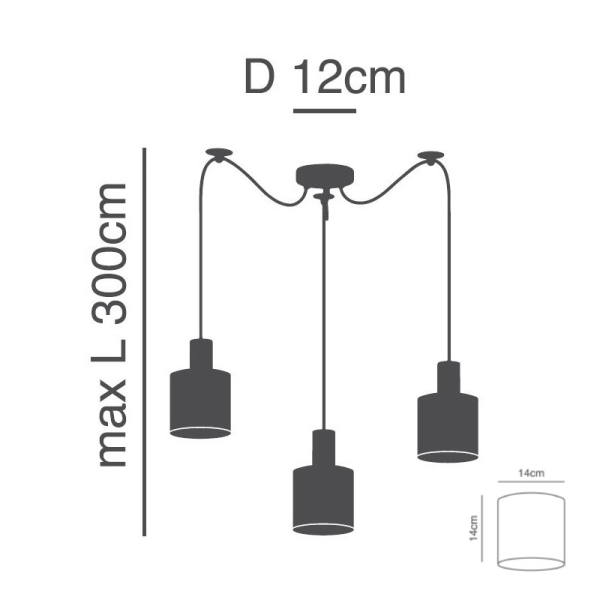 Φωτιστικό Οροφής Τρίφωτο Homelighting 77-8934 Flex Nickel