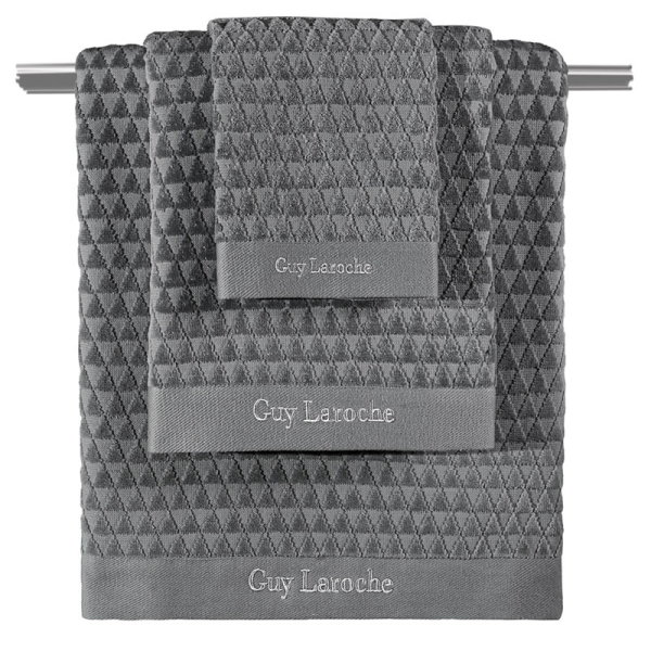 Πετσέτες Μπάνιου (Σετ 3τμχ) Guy Laroche Tokyo Anthracite 500gsm