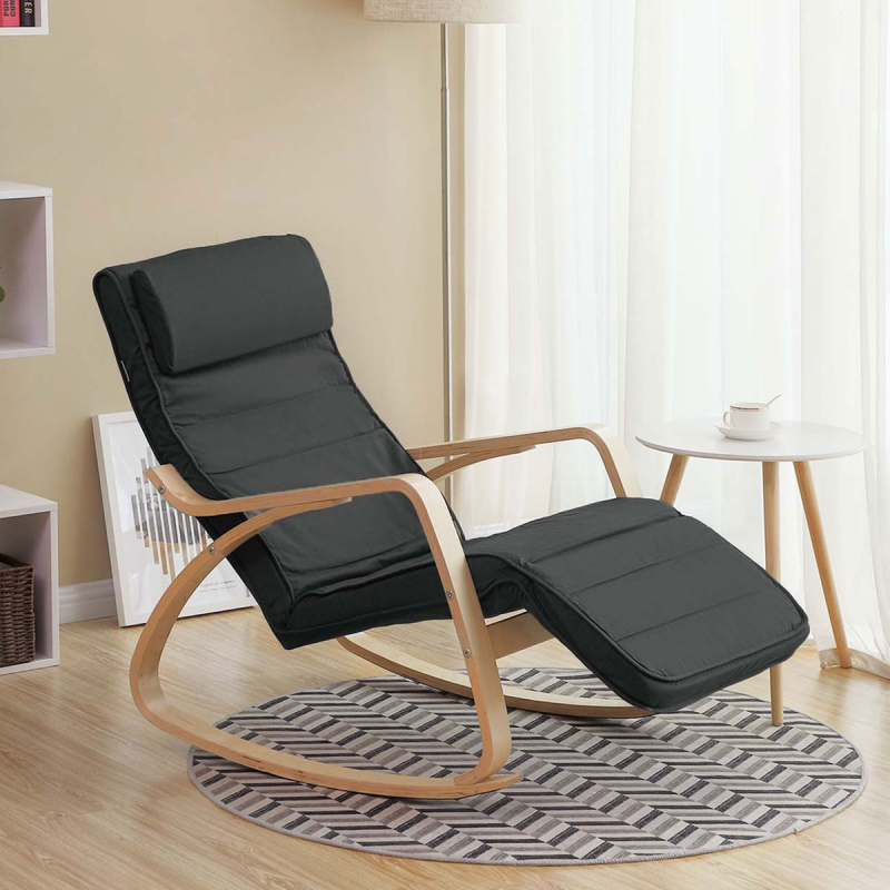 Πολυθρόνα Relax Κουνιστή (55x115x91) Songmics LYY10G